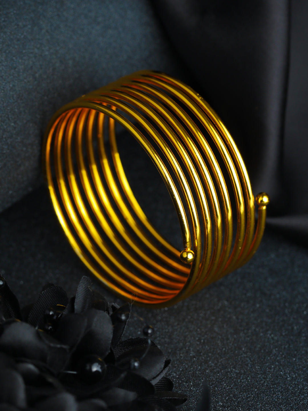 Gold Plated Bracelet Style Bangle