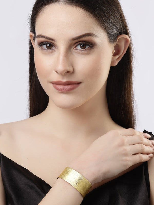 Women Gold-plated Western Cuff Bracelet | WomensFashionFun.com