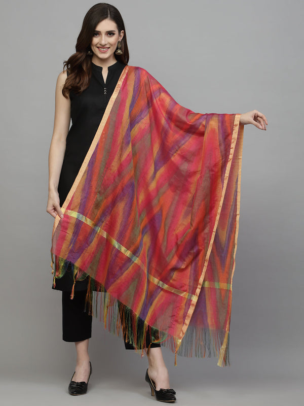 Self Design Silk Blend Dupatta | WomensFashionFun.com