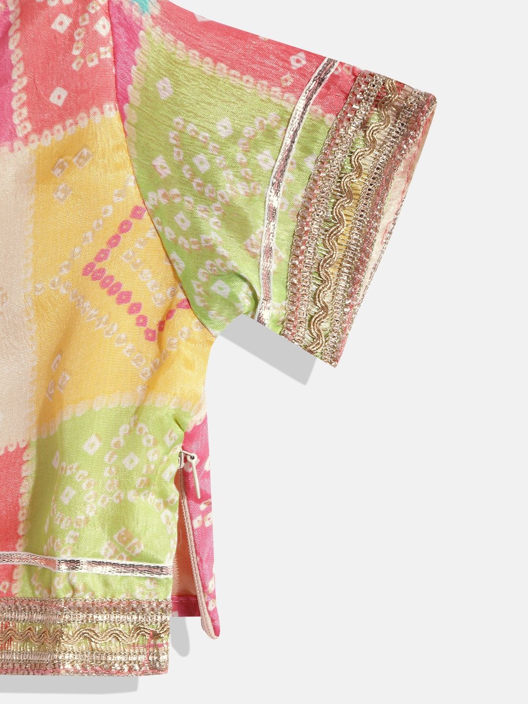 Straight Style Pink Color Art Silk Fabric Choli And Lehenga With Dupatta