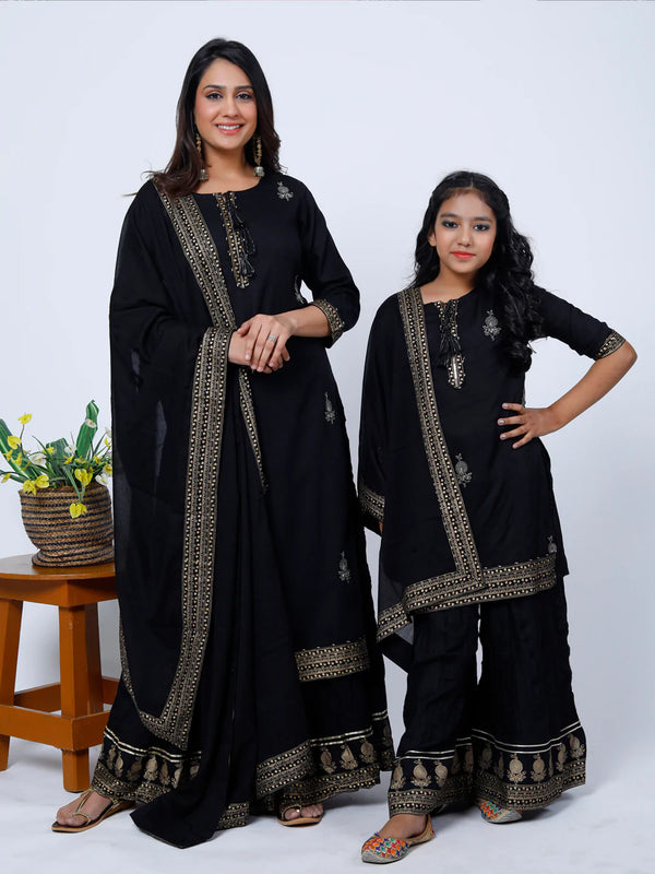 Women Kurta, Sharara and Dupatta Set Viscose Rayon | WomensFashionFun