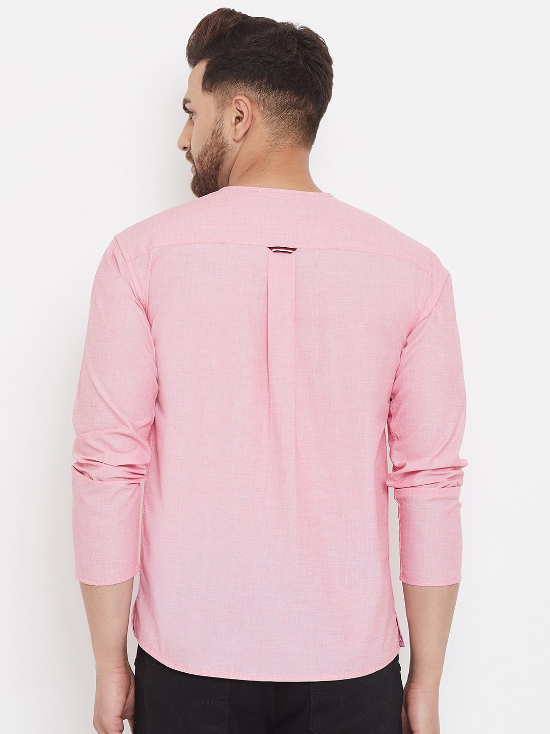 Pink Summer Casual Shirt Kurta