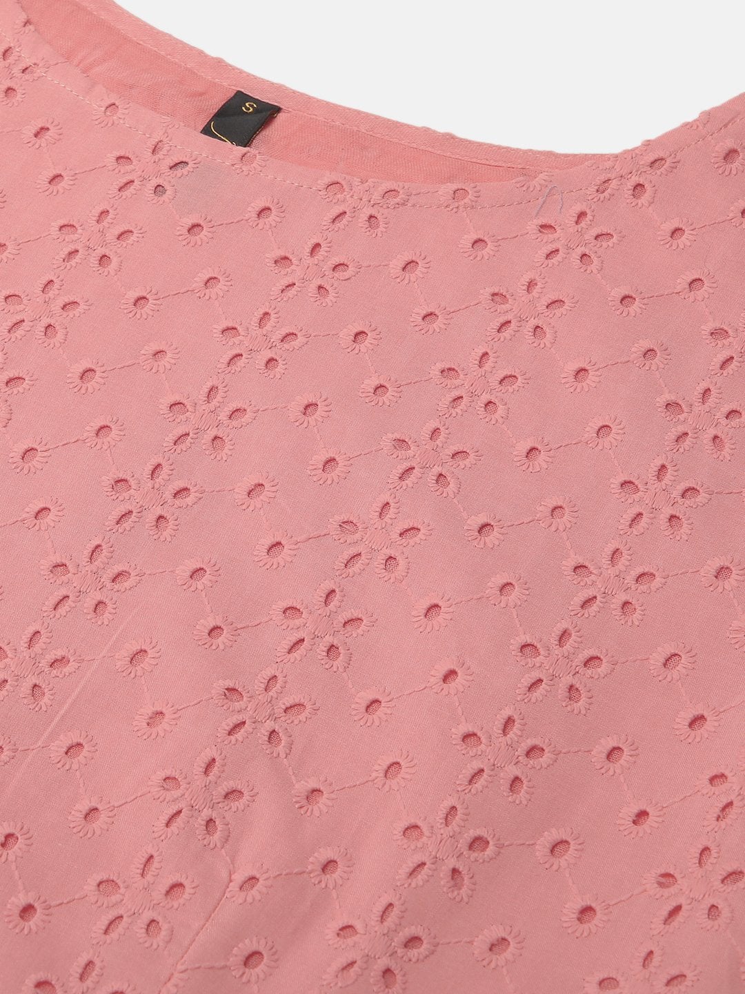 Pink Cotton Crop Top