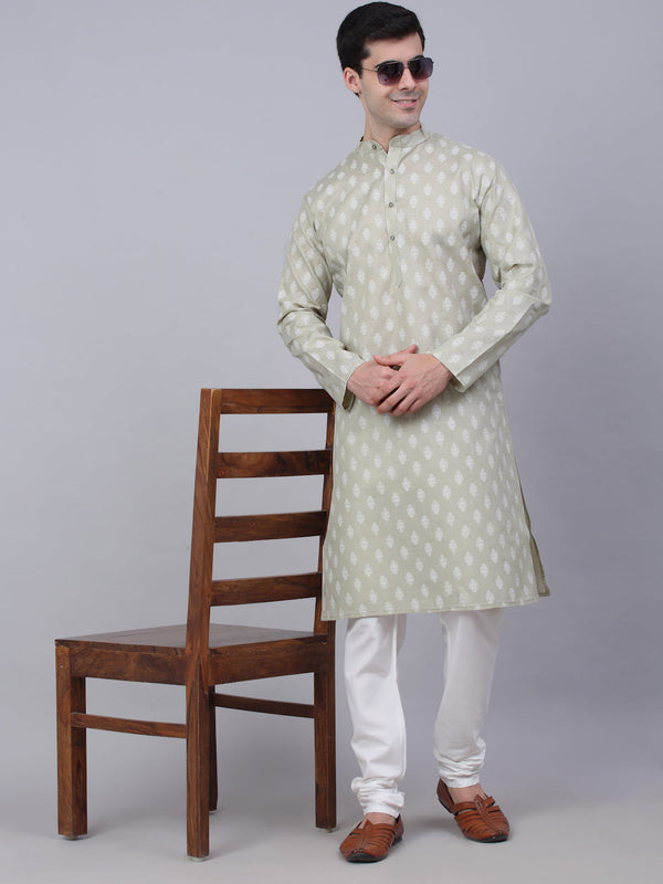 Men's Cotton Floral printed kurta Pyjama Set | WomensfashionFun.com