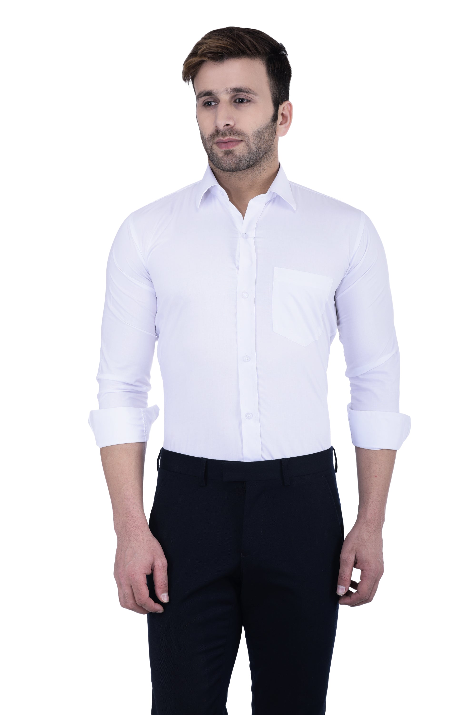 Men's Formal White Shirt