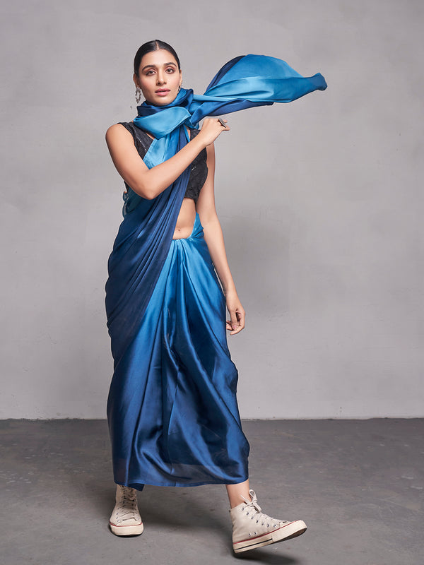 Women Party Wear Printed Saree with Designer Un Stitched Blouse | WomensfashionFun.com