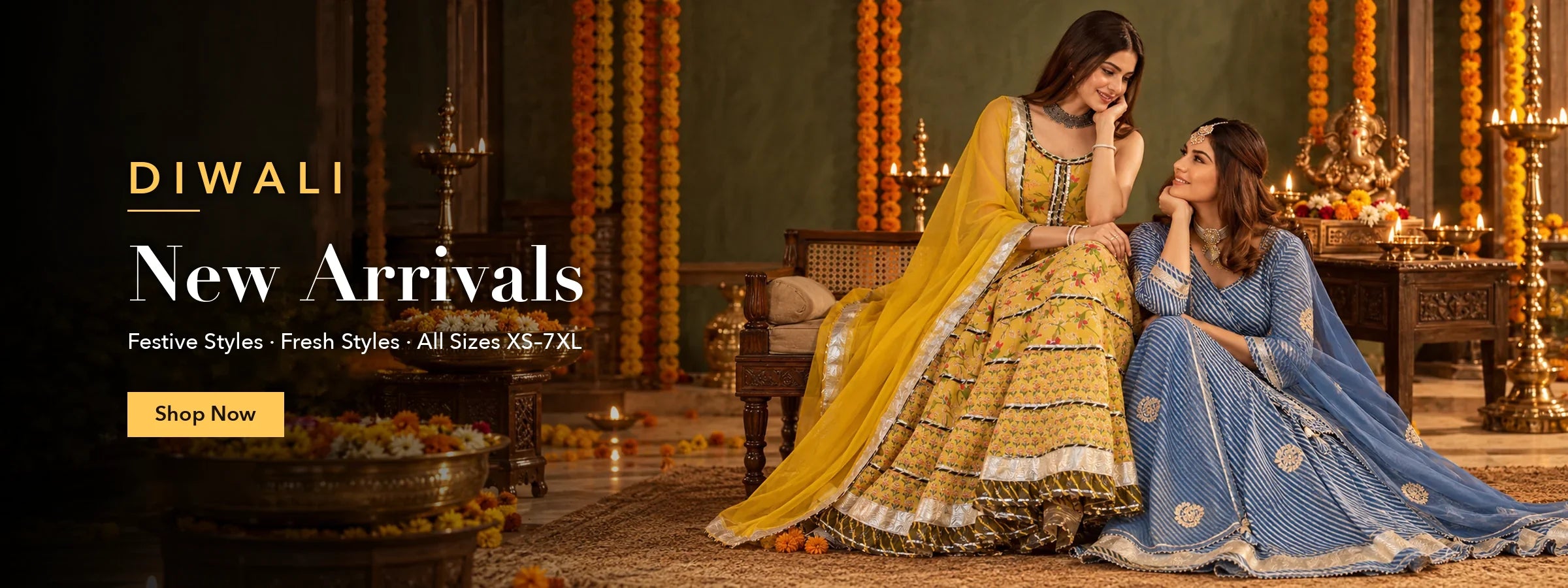 Diwali New Arrivals - Festive Styles, Fresh Styles, All Sizes XS-7XL